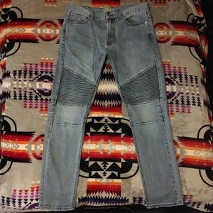 Bullhead Ribbed Biker Jeans